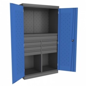 Металлические инструментальные шкафы PROFFI (с короткой перегородкой) | фото