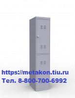 Металлический шкаф для раздевалок и спецодежды шр-12L400 (в комплекте проушина под навесной замок) в Ставрополе - stavropol.metakonrt.ru | фото